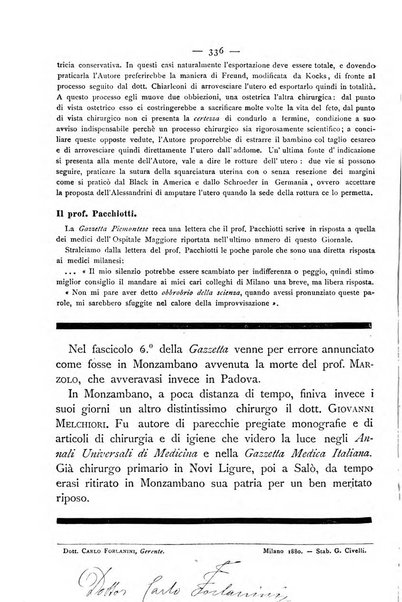 Gazzetta degli ospitali officiale per la pubblicazione degli atti del Consiglio degli Istituti ospitalieri di Milano