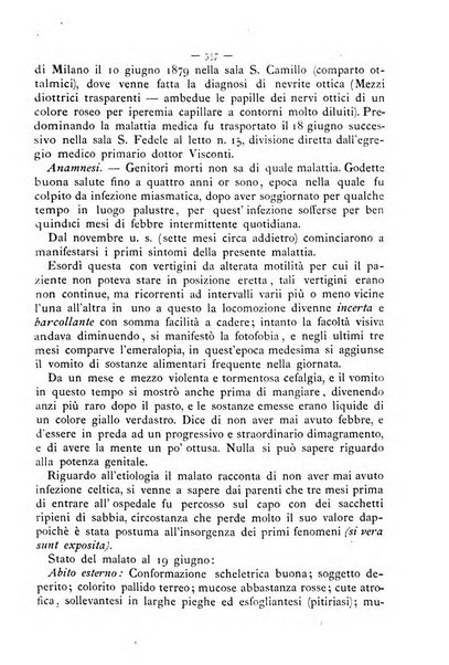 Gazzetta degli ospitali officiale per la pubblicazione degli atti del Consiglio degli Istituti ospitalieri di Milano