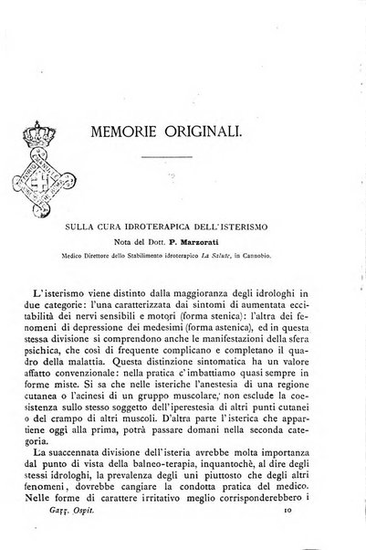 Gazzetta degli ospitali officiale per la pubblicazione degli atti del Consiglio degli Istituti ospitalieri di Milano