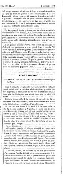 Gazzetta degli ospitali officiale per la pubblicazione degli atti del Consiglio degli Istituti ospitalieri di Milano