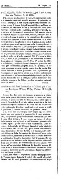 Gazzetta degli ospitali officiale per la pubblicazione degli atti del Consiglio degli Istituti ospitalieri di Milano