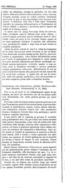 Gazzetta degli ospitali officiale per la pubblicazione degli atti del Consiglio degli Istituti ospitalieri di Milano