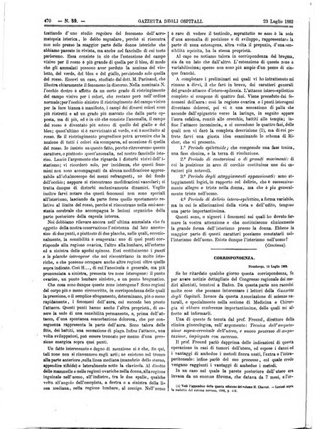 Gazzetta degli ospitali officiale per la pubblicazione degli atti del Consiglio degli Istituti ospitalieri di Milano