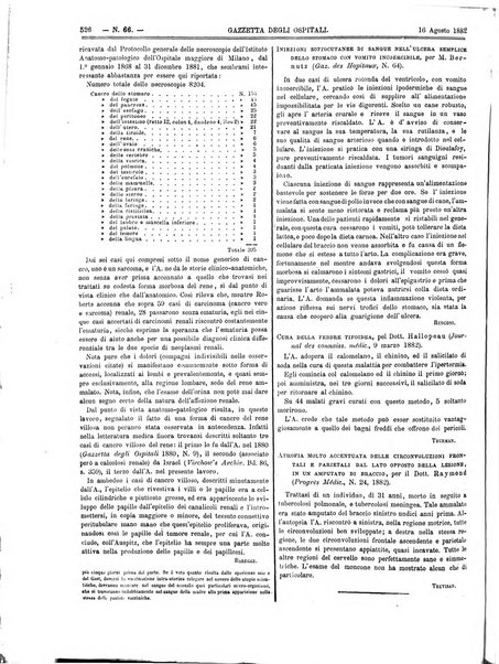 Gazzetta degli ospitali officiale per la pubblicazione degli atti del Consiglio degli Istituti ospitalieri di Milano