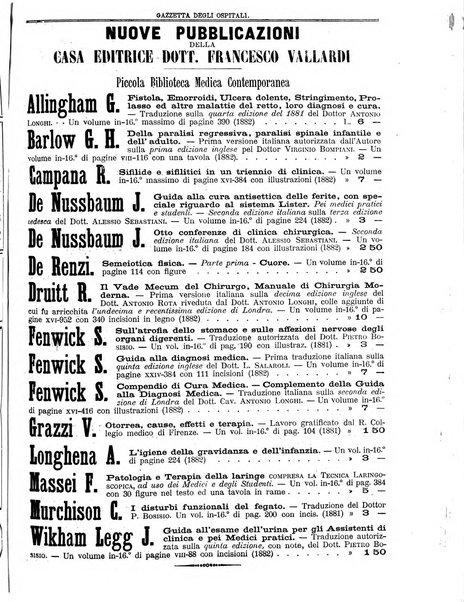 Gazzetta degli ospitali officiale per la pubblicazione degli atti del Consiglio degli Istituti ospitalieri di Milano