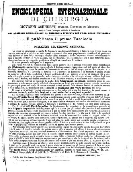 Gazzetta degli ospitali officiale per la pubblicazione degli atti del Consiglio degli Istituti ospitalieri di Milano