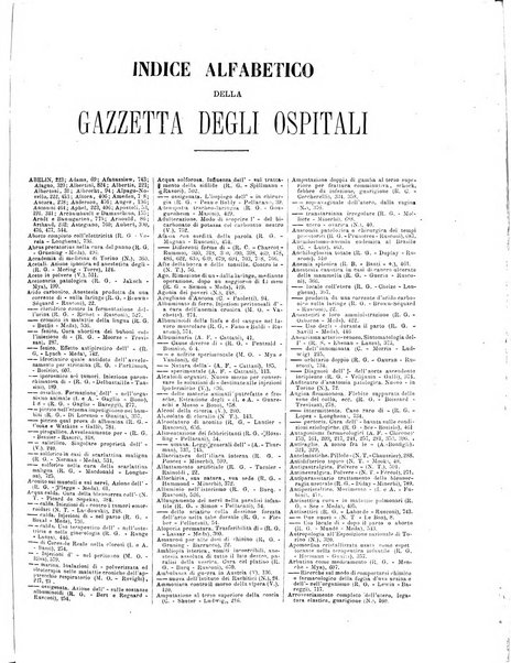 Gazzetta degli ospitali officiale per la pubblicazione degli atti del Consiglio degli Istituti ospitalieri di Milano