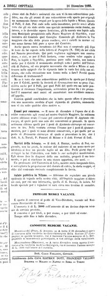 Gazzetta degli ospitali officiale per la pubblicazione degli atti del Consiglio degli Istituti ospitalieri di Milano