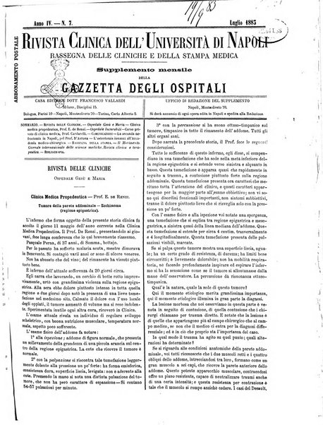 Gazzetta degli ospitali officiale per la pubblicazione degli atti del Consiglio degli Istituti ospitalieri di Milano