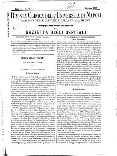 Gazzetta degli ospitali officiale per la pubblicazione degli atti del Consiglio degli Istituti ospitalieri di Milano