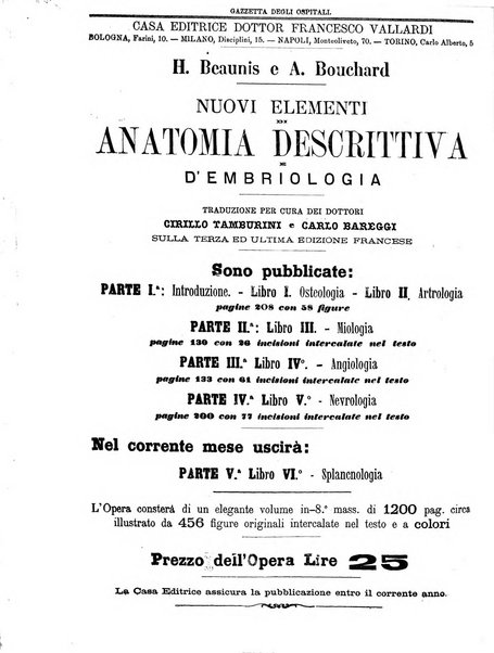 Gazzetta degli ospitali officiale per la pubblicazione degli atti del Consiglio degli Istituti ospitalieri di Milano