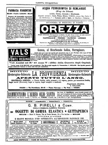 Gazzetta degli ospitali officiale per la pubblicazione degli atti del Consiglio degli Istituti ospitalieri di Milano