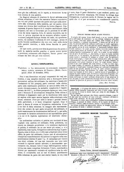 Gazzetta degli ospitali officiale per la pubblicazione degli atti del Consiglio degli Istituti ospitalieri di Milano