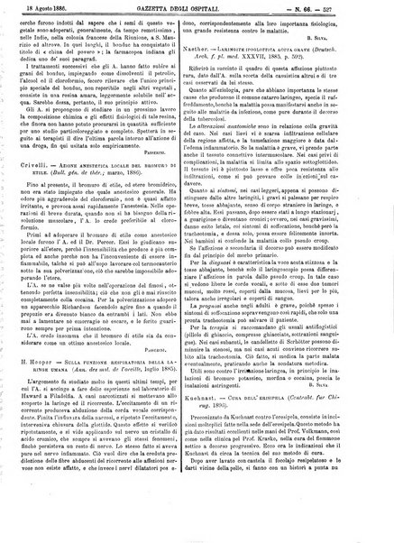 Gazzetta degli ospitali officiale per la pubblicazione degli atti del Consiglio degli Istituti ospitalieri di Milano