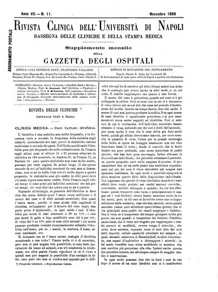 Gazzetta degli ospitali officiale per la pubblicazione degli atti del Consiglio degli Istituti ospitalieri di Milano