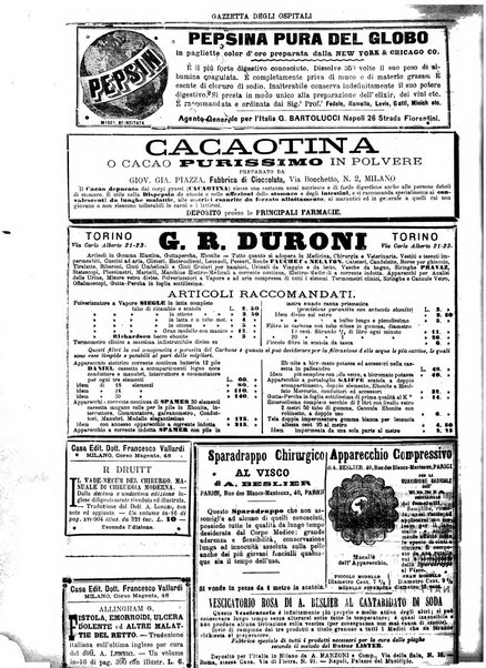 Gazzetta degli ospitali officiale per la pubblicazione degli atti del Consiglio degli Istituti ospitalieri di Milano