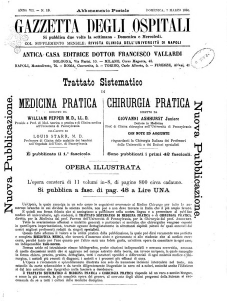 Gazzetta degli ospitali officiale per la pubblicazione degli atti del Consiglio degli Istituti ospitalieri di Milano