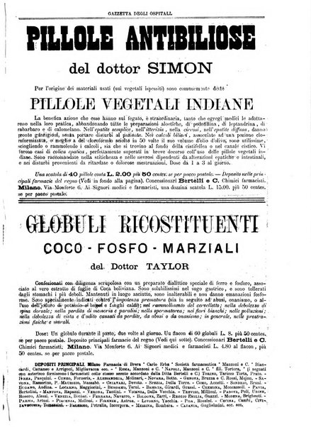 Gazzetta degli ospitali officiale per la pubblicazione degli atti del Consiglio degli Istituti ospitalieri di Milano