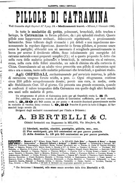 Gazzetta degli ospitali officiale per la pubblicazione degli atti del Consiglio degli Istituti ospitalieri di Milano