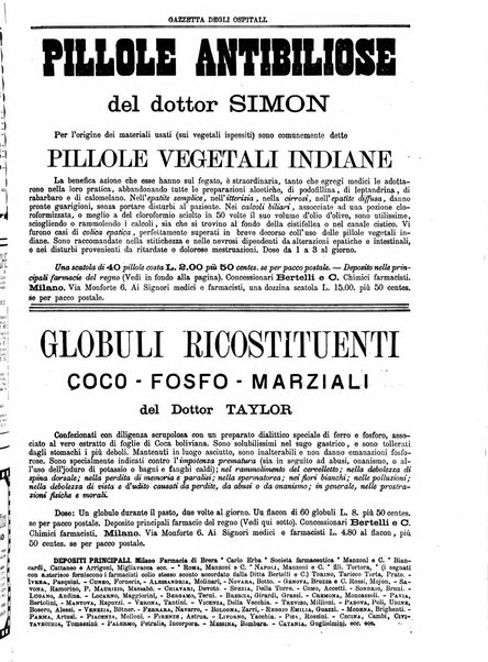 Gazzetta degli ospitali officiale per la pubblicazione degli atti del Consiglio degli Istituti ospitalieri di Milano