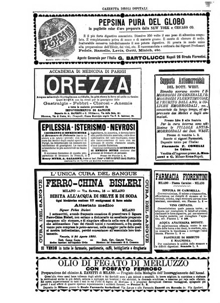 Gazzetta degli ospitali officiale per la pubblicazione degli atti del Consiglio degli Istituti ospitalieri di Milano