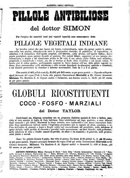 Gazzetta degli ospitali officiale per la pubblicazione degli atti del Consiglio degli Istituti ospitalieri di Milano