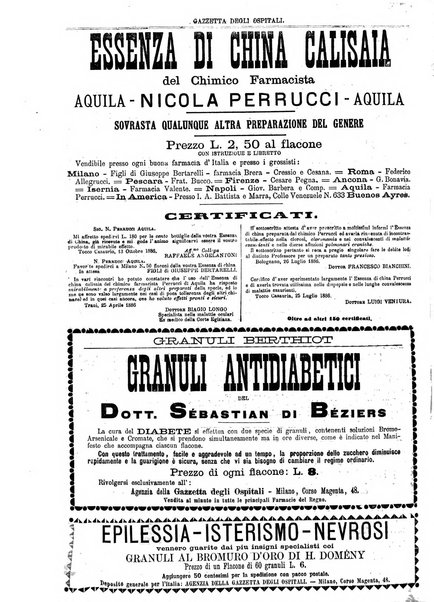 Gazzetta degli ospitali officiale per la pubblicazione degli atti del Consiglio degli Istituti ospitalieri di Milano