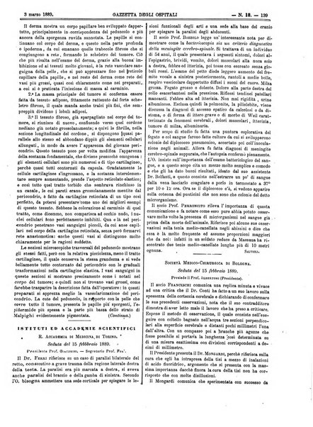 Gazzetta degli ospitali officiale per la pubblicazione degli atti del Consiglio degli Istituti ospitalieri di Milano