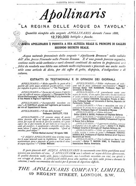 Gazzetta degli ospitali officiale per la pubblicazione degli atti del Consiglio degli Istituti ospitalieri di Milano