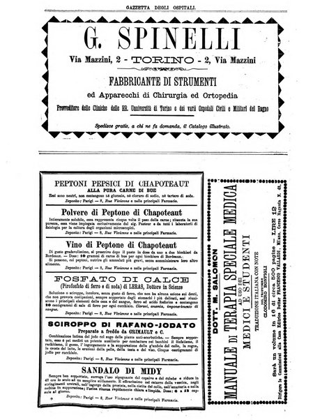 Gazzetta degli ospitali officiale per la pubblicazione degli atti del Consiglio degli Istituti ospitalieri di Milano