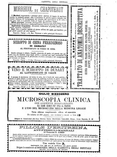 Gazzetta degli ospitali officiale per la pubblicazione degli atti del Consiglio degli Istituti ospitalieri di Milano