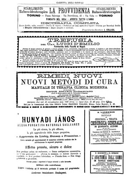 Gazzetta degli ospitali officiale per la pubblicazione degli atti del Consiglio degli Istituti ospitalieri di Milano