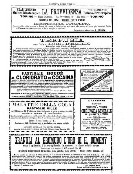 Gazzetta degli ospitali officiale per la pubblicazione degli atti del Consiglio degli Istituti ospitalieri di Milano