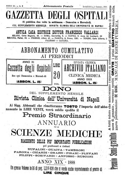 Gazzetta degli ospitali officiale per la pubblicazione degli atti del Consiglio degli Istituti ospitalieri di Milano