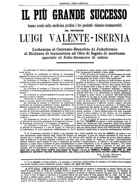 Gazzetta degli ospitali officiale per la pubblicazione degli atti del Consiglio degli Istituti ospitalieri di Milano