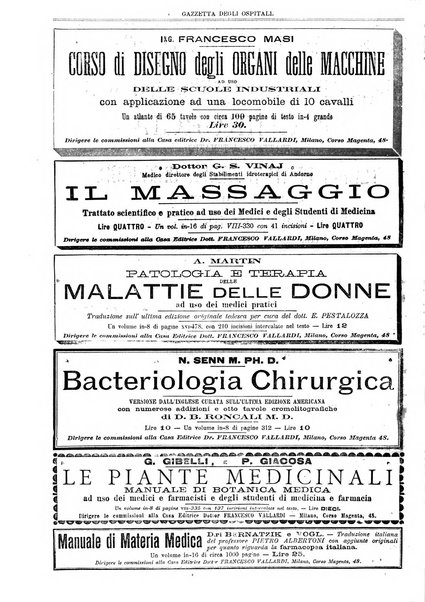 Gazzetta degli ospitali officiale per la pubblicazione degli atti del Consiglio degli Istituti ospitalieri di Milano