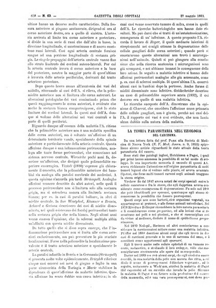 Gazzetta degli ospitali officiale per la pubblicazione degli atti del Consiglio degli Istituti ospitalieri di Milano