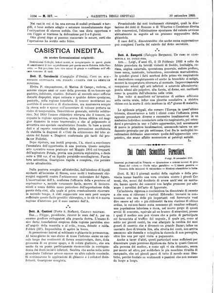 Gazzetta degli ospitali officiale per la pubblicazione degli atti del Consiglio degli Istituti ospitalieri di Milano