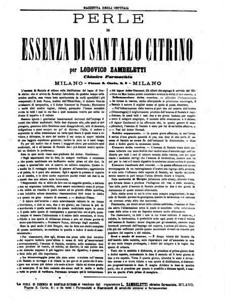 Gazzetta degli ospitali officiale per la pubblicazione degli atti del Consiglio degli Istituti ospitalieri di Milano