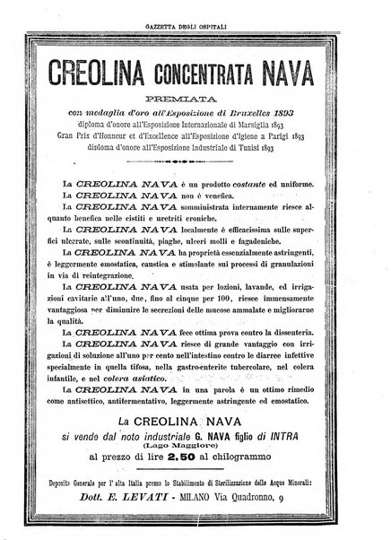 Gazzetta degli ospitali officiale per la pubblicazione degli atti del Consiglio degli Istituti ospitalieri di Milano