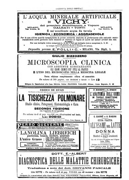 Gazzetta degli ospitali officiale per la pubblicazione degli atti del Consiglio degli Istituti ospitalieri di Milano