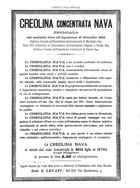 Gazzetta degli ospitali officiale per la pubblicazione degli atti del Consiglio degli Istituti ospitalieri di Milano