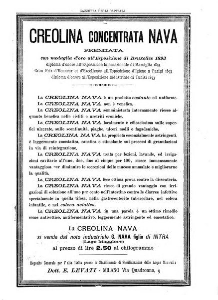 Gazzetta degli ospitali officiale per la pubblicazione degli atti del Consiglio degli Istituti ospitalieri di Milano