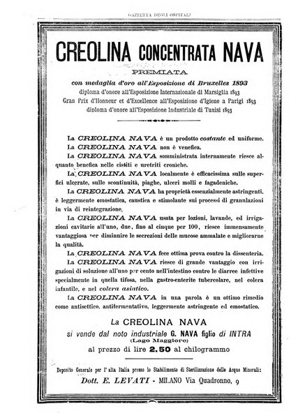 Gazzetta degli ospitali officiale per la pubblicazione degli atti del Consiglio degli Istituti ospitalieri di Milano