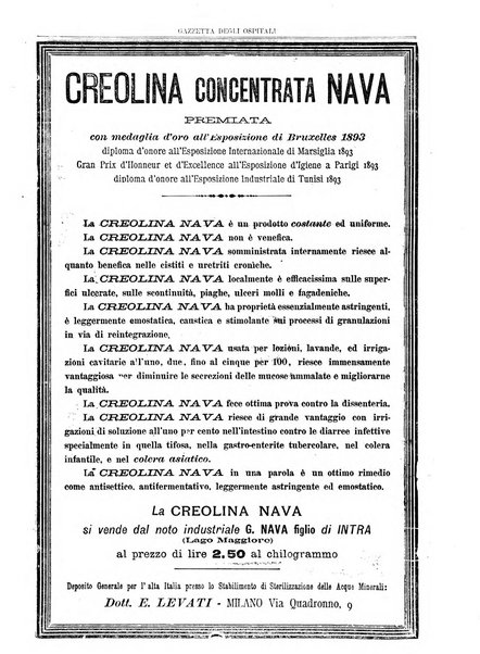 Gazzetta degli ospitali officiale per la pubblicazione degli atti del Consiglio degli Istituti ospitalieri di Milano