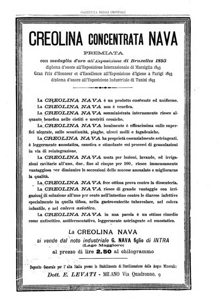 Gazzetta degli ospitali officiale per la pubblicazione degli atti del Consiglio degli Istituti ospitalieri di Milano