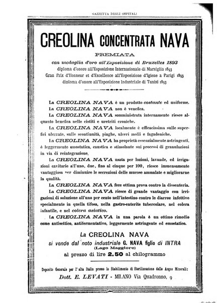 Gazzetta degli ospitali officiale per la pubblicazione degli atti del Consiglio degli Istituti ospitalieri di Milano