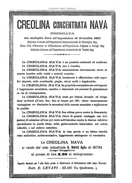 Gazzetta degli ospitali officiale per la pubblicazione degli atti del Consiglio degli Istituti ospitalieri di Milano