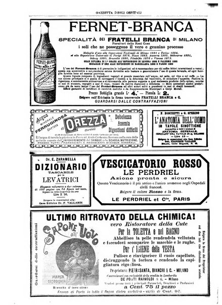 Gazzetta degli ospitali officiale per la pubblicazione degli atti del Consiglio degli Istituti ospitalieri di Milano