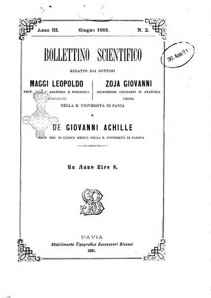 Bollettino scientifico